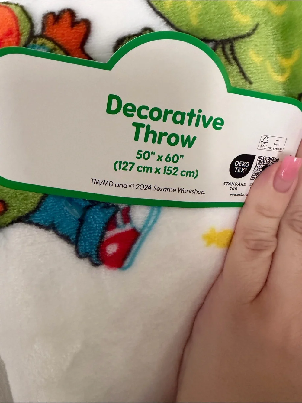New Sesame Street Halloween blanket 50x60